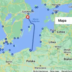 Ile km przez Bałtyk do Szwecji? Sprawdź najkrótsze trasy i porady